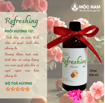 Tinh dầu khuếch tán Refreshing 100ml
